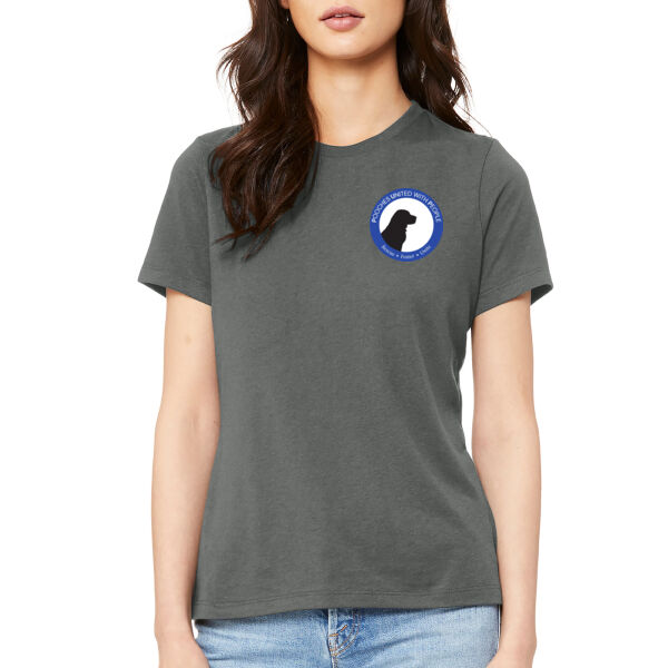 Bella + Canvas Women's Relaxed Jersey Short Sleeve Tee - Printed Logo Thumbnail