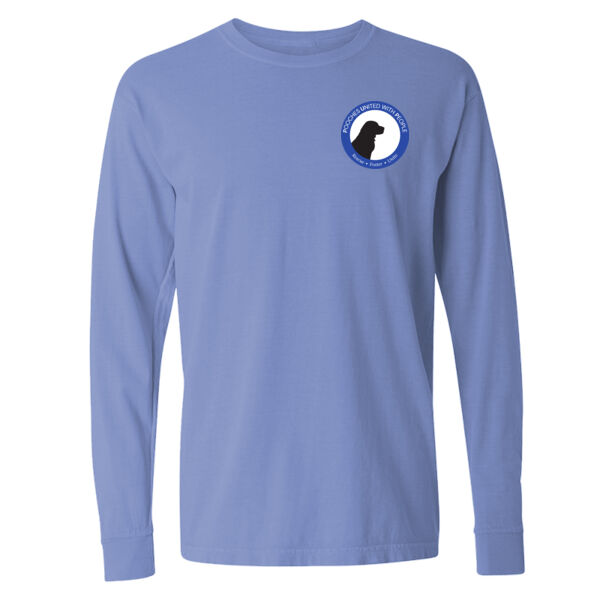 Comfort Colors Unisex Garment-Dyed Heavyweight Long Sleeve T-Shirt - Printed Logos Thumbnail
