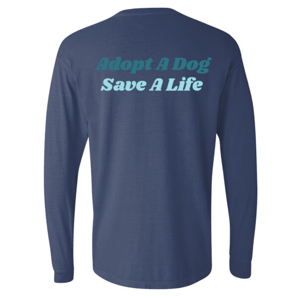 Comfort Colors Unisex Garment-Dyed Heavyweight Long Sleeve T-Shirt - Printed Logos Thumbnail