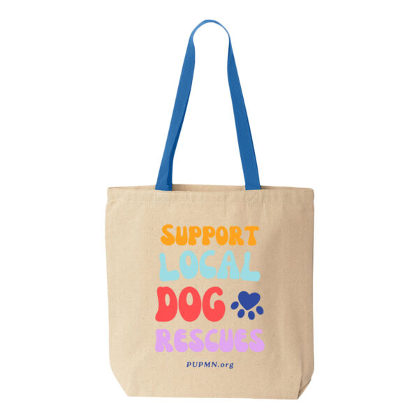 Liberty Bags Natural Tote with Contrast-Color Handles - Printed Logo Thumbnail