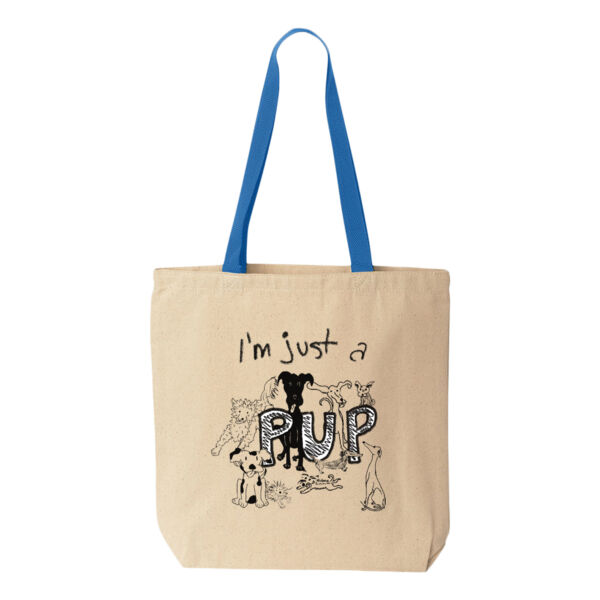 Liberty Bags Natural Tote with Contrast-Color Handles - Printed Logo Thumbnail
