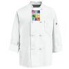 Eight Knot Button Chef Coat with Thermometer Pocket Thumbnail