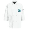 Eight Pearl Button Chef Coat with Thermometer Pocket Thumbnail