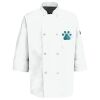 Eight Pearl Button Chef Coat with Thermometer Pocket Thumbnail