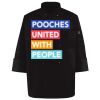 Ten Pearl Button Black Chef Coat Thumbnail