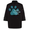 Ten Pearl Button Black Chef Coat Thumbnail