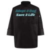 Black Knot Button Chef Coat Thumbnail