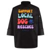 Black Knot Button Chef Coat Thumbnail