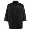 Black Knot Button Chef Coat Thumbnail