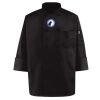 Black Knot Button Chef Coat Thumbnail
